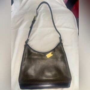 Dooney & Bourke Black and Gold Hobo Bag